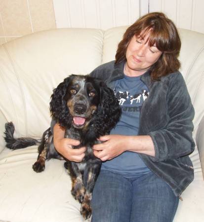 Paddy with his mum.