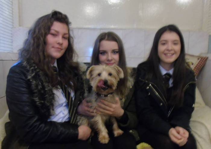 Young Ladies from Dunfermline High School.