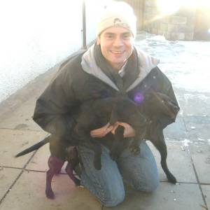 Ian with Tara & Alfie